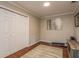 Room with closet and wood floors, great for storage and organization at 515 Mistletoe Ct # C, Safety Harbor, FL 34695