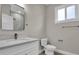 Half bathroom with a single sink and toilet at 5341 71St N Way, St Petersburg, FL 33709