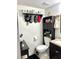 Bathroom features a vanity with a solid surface countertop and a toilet with storage at 6328 Newtown Cir # 28A1, Tampa, FL 33615