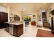 Spacious kitchen featuring stainless steel appliances and an eat-in bar area at 707 Highland N St, St Petersburg, FL 33701