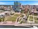 Aerial view of the city with riverfront park, modern buildings, and appealing outdoor spaces at 777 N Ashley Dr # 1505, Tampa, FL 33602