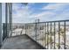 Enjoy city views from this condo balcony with sleek railings and a modern, open feel at 777 N Ashley Dr # 1505, Tampa, FL 33602