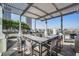 Outdoor bar space with seating and covered patio with city views at 777 N Ashley Dr # 1505, Tampa, FL 33602