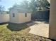 Backyard with storage shed, patio and screened in porch at 9346 52Nd Way, Pinellas Park, FL 33782