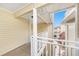 Balcony view with white railings overlooking the complex at 1000 W Horatio St # 327, Tampa, FL 33606