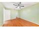 Bedroom with closet and mirrored wall with natural lighting at 1000 W Horatio St # 327, Tampa, FL 33606