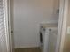 Bright laundry area, with modern washer and dryer at 1440 Hales Hollow Dr, Dunedin, FL 34698