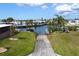 Community boat ramp providing access to the canal and waterways of this waterfront community at 204 El Prado, North Port, FL 34287