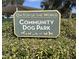 Sign for the community dog park in On Top of the World at 2330 Ecuadorian Way # 10, Clearwater, FL 33763