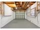 Interior view of the garage, with visible wooden ceiling beams at 4435 34Th N Ave, St Petersburg, FL 33713