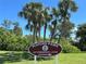 Mayors Park at Freedom Lake sign surrounded by lush greenery and palm trees at 4790 81St N Ave, Pinellas Park, FL 33781