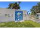 Decorated entrance to the community's private beach club, creating an exclusive and welcoming atmosphere at 4812 Jasper Dr Dr # 101, New Port Richey, FL 34652