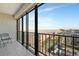 Balcony overlooking the beach and ocean at 5396 Gulf Blvd # 904, St Pete Beach, FL 33706