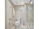 Clean bathroom featuring a glass enclosed shower at 5396 Gulf Blvd # 904, St Pete Beach, FL 33706