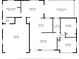 Detailed floor plan illustrating the layout of the home, including room dimensions and the screened porch at 932 Lexington Dr, Dunedin, FL 34698