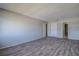 This bedroom features new floors, fresh paint, and access to the bathroom at 100 Bluff View Dr # 514A, Belleair Bluffs, FL 33770