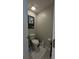 Small, simple bathroom with a standard toilet, artwork, and neutral decor at 10854 Sage Canyon Dr, Riverview, FL 33578