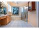 Bathroom featuring tiled floor, framed shower, soaking tub at 1115 Signature Dr, Sun City Center, FL 33573