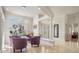 Bright foyer with high ceilings, decorative columns and plenty of natural light at 1123 Hounds Run, Safety Harbor, FL 34695