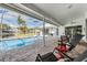 Relaxing screened-in pool with a view, perfect for entertaining and enjoying outdoor living at 1123 Hounds Run, Safety Harbor, FL 34695