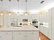 Spacious white kitchen features a large island, stainless appliances, and plenty of cabinet space at 11806 Willow Point Way, Tampa, FL 33618
