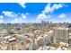 The city skyline is seen from above the community, showing the urban and accessible location at 1208 E Kennedy Blvd # 1017, Tampa, FL 33602