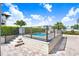 Inviting rooftop hot tub with surrounding fence for safety and privacy at 1208 E Kennedy Blvd # 1017, Tampa, FL 33602