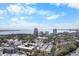Great aerial shot highlighting this property's proximity to the city and bay at 1301 S Howard Ave # C10, Tampa, FL 33606
