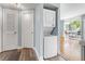 This condo has in-unit laundry with easy access to the unit's patio at 1301 S Howard Ave # C10, Tampa, FL 33606