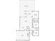 Detailed floor plan showcasing layout of primary rooms, bedrooms, bathrooms, laundry, and garage spaces at 1312 Gulf Rd, Tarpon Springs, FL 34689