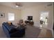 Bright living room featuring contemporary furnishings and neutral color palette at 2912 N 29Th St, Tampa, FL 33605