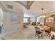 Open-concept living spaces featuring combined dining and living areas with neutral color palettes at 304 Silver Falls Dr, Apollo Beach, FL 33572