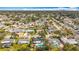 Real estate showcasing beautiful properties with lush landscaping and an aerial view of the neighborhood at 3124 61St N Ln, St Petersburg, FL 33710