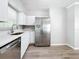 Modern kitchen featuring stainless steel refrigerator at 3124 61St N Ln, St Petersburg, FL 33710