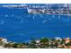 Scenic aerial perspective highlighting waterfront homes, canals, and bay views at 4464 46Th S Ave, St Petersburg, FL 33711