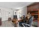 Office with a large desk, shelving units, and ample storage perfect for remote work at 4464 46Th S Ave, St Petersburg, FL 33711