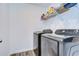 New stainless steel washer and dryer at 712 Ocean Spray Dr, Ruskin, FL 33570