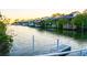 Beautiful waterfront view of dock and community homes with boat access and serene atmosphere at 4323 Bayside Village Dr # 314, Tampa, FL 33615