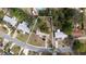 Aerial view of a property showcasing the house and surrounding neighborhood at 737 Bay Vista S Blvd, St Petersburg, FL 33705