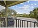 Enjoy the views from this covered balcony, ideal for relaxation and unwinding amidst the surrounding beauty at 74 Gulf Blvd # 1B, Indian Rocks Beach, FL 33785