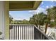 Enjoy beautiful views from this covered balcony, perfect for relaxing and taking in the scenery at 74 Gulf Blvd # 1B, Indian Rocks Beach, FL 33785