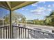 Balcony showcasing a beautiful view of the waterway, nature and street at 74 Gulf Blvd # 1B, Indian Rocks Beach, FL 33785