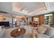 Bright and airy living space with open floor plan, kitchen, and stunning ocean views at 7600 Bayshore Dr # 204, Treasure Island, FL 33706