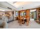The living space features an open-concept layout connecting the kitchen, dining area, and living room at 7600 Bayshore Dr # 204, Treasure Island, FL 33706