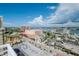 Elevated view of the city from the balcony at 10 Papaya St # 1404, Clearwater Beach, FL 33767