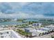 Incredible city view from a high rise balcony, with a beautiful bridge and blue skies at 10 Papaya St # 1404, Clearwater Beach, FL 33767