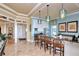 Common Kitchen offers counter seating with granite countertops and pendant lighting at 10 Papaya St # 1404, Clearwater Beach, FL 33767