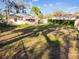 Spacious backyard featuring a lawn, a shed and a fenced perimeter offering privacy at 270 41St Ne Ave, St Petersburg, FL 33703