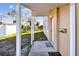 Welcoming covered entryway featuring a charming front door, a practical mailbox, and clean, modern columns at 270 41St Ne Ave, St Petersburg, FL 33703