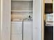 Convenient laundry closet with a washer and dryer neatly tucked away at 270 41St Ne Ave, St Petersburg, FL 33703